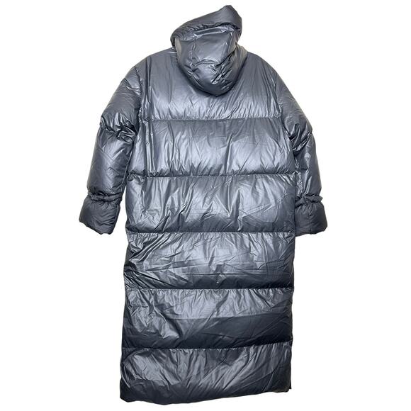 Adidas Big Baffle Long Puffer Down Coat Black IV9770 Size Large NWT $300 - Picture 8 of 10